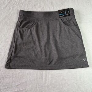 Callaway Women  Golf Skort Gray Truesculpt Size XS NWT With Pockets Golf apperal